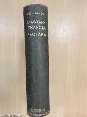 Magyar-francia szótár