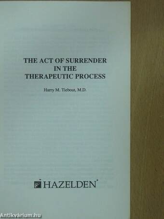 The Act of Surrender in the Therapeutic Process