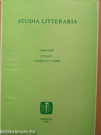 Studia Litteraria Tomus XXIII.