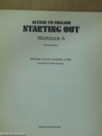 Starting Out - Workbook A