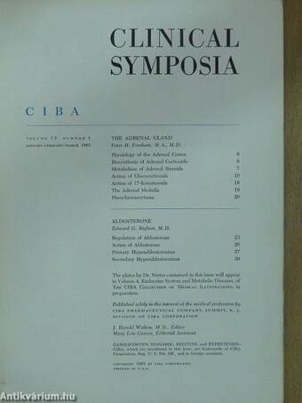 Clinical Symposia January-February-March 1963