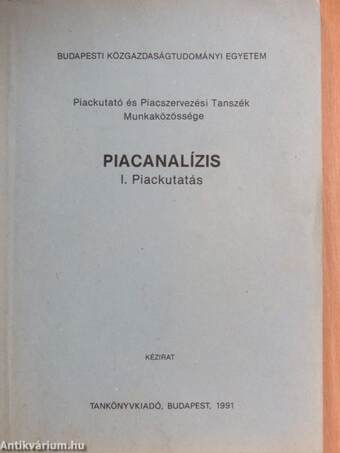 Piacanalízis I.