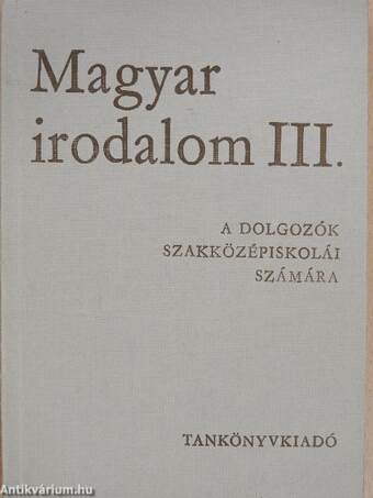 Magyar irodalom III.