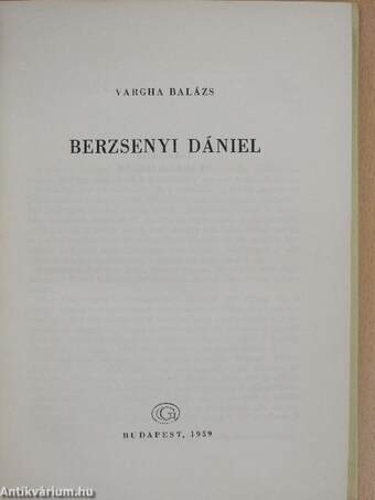 Berzsenyi Dániel