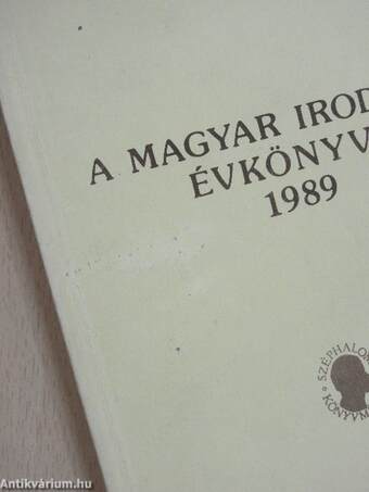 A Magyar Irodalom Évkönyve 1989