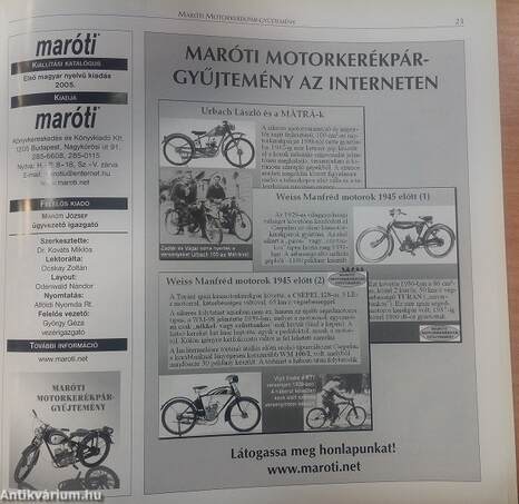 Maróti motorkerékpár-gyűjtemény