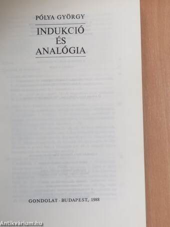 Indukció és analógia