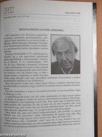 Psychiatria Hungarica 1996/1-5. (nem teljes évfolyam)