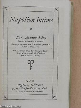 Napoléon intime