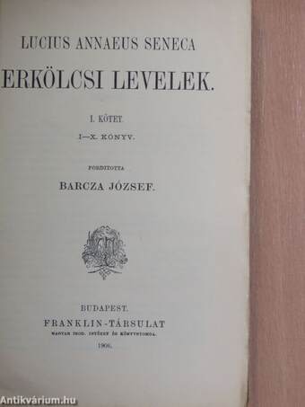 Erkölcsi levelek I.