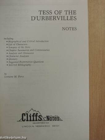 Tess of the d'Urbervilles