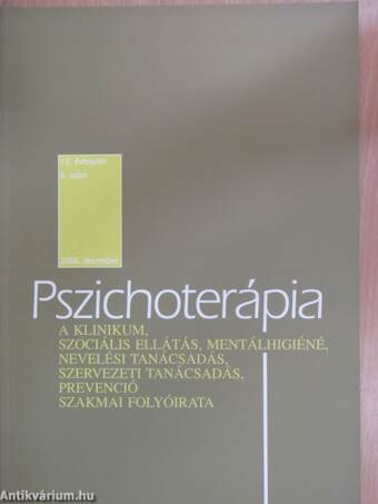 Pszichoterápia 2006. december