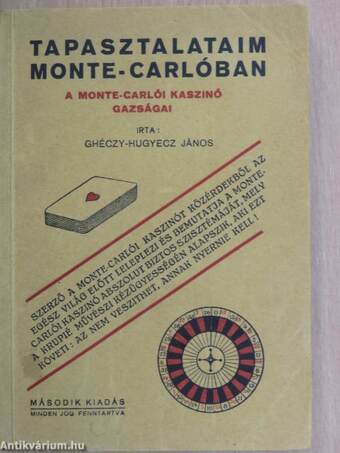 Tapasztalataim Monte-Carlóban