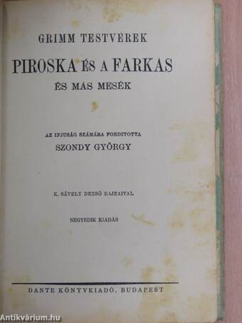 Piroska és a farkas