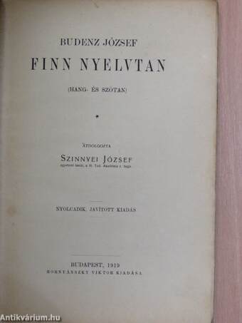 Finn nyelvtan