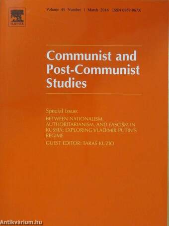 Communist and Post-Communist Studies - March 2016