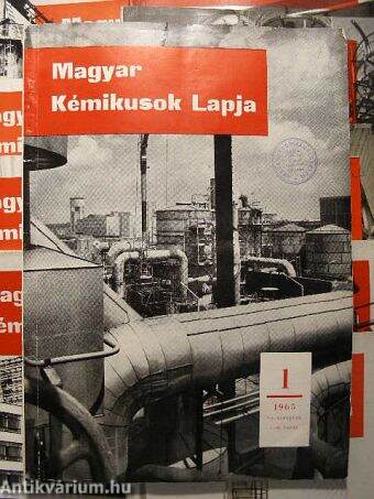 Magyar Kémikusok Lapja 1965. január-december