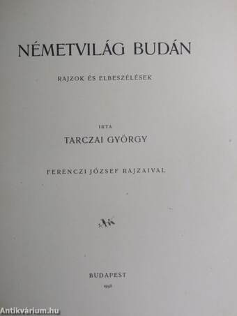 Németvilág Budán