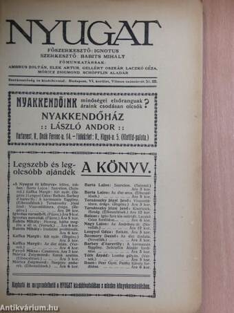 Nyugat 1919. április 1.