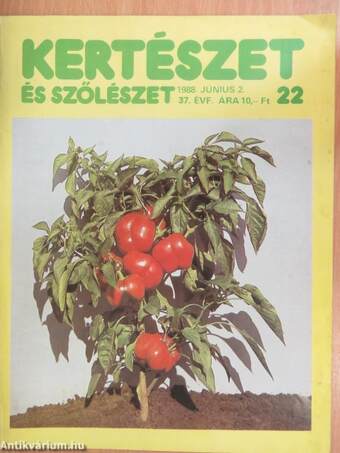 Kertészet és Szőlészet 1988. június 2.