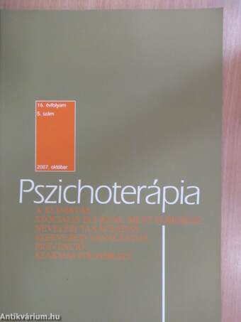 Pszichoterápia 2007. október