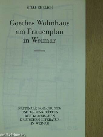 Goethes Wohnhaus am Frauenplan in Weimar