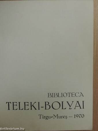 Biblioteca Teleki-Bolyai