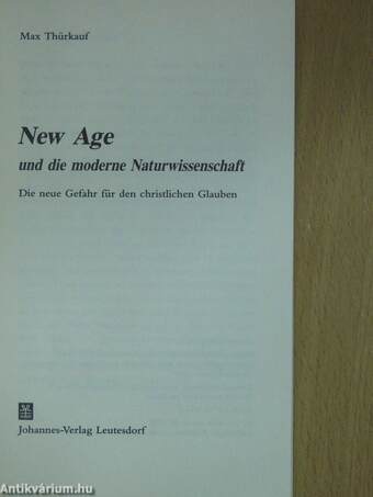 New Age und die moderne Naturwissenschaft