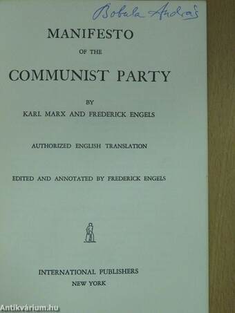 Manifesto of the Communist Party