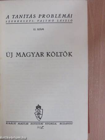 Új magyar költők I-II.