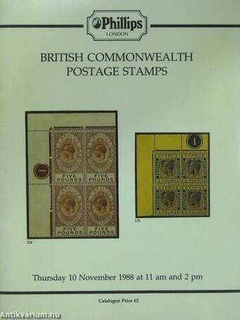 British Commonwealth Postage Stamps 10 November 1988