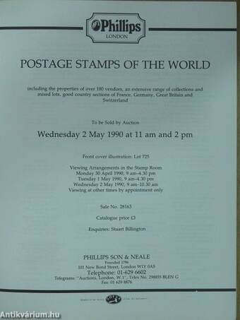 Postage Stamps of the World 2 May 1990