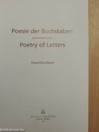 Poesie der Buchstaben