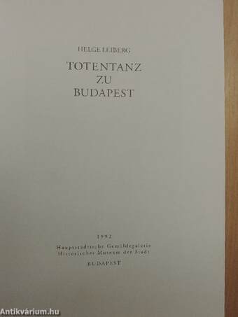 Totentanz zu Budapest