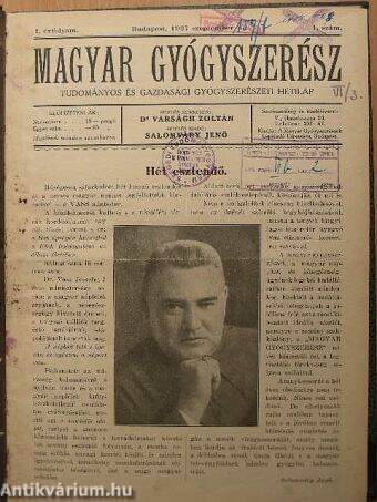 Magyar Gyógyszerész 1927. január-december