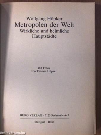 Metropolen der Welt