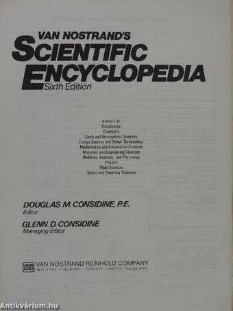 Van Nostrand's Scientific Encyclopedia