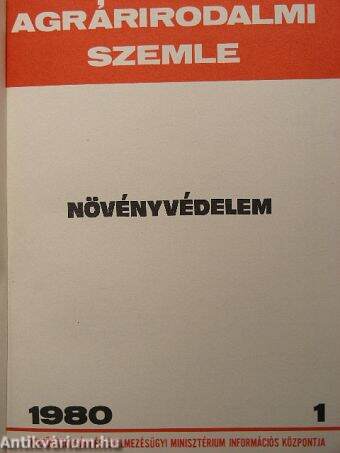 Agrárirodalmi Szemle 1980/1-12.