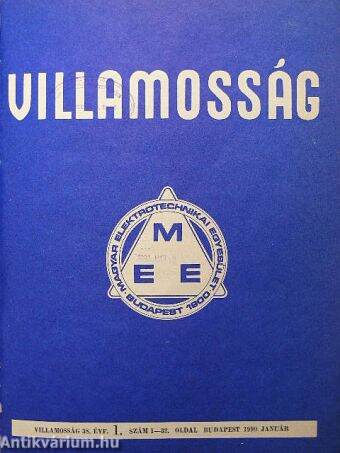 Villamosság 1990. január-december