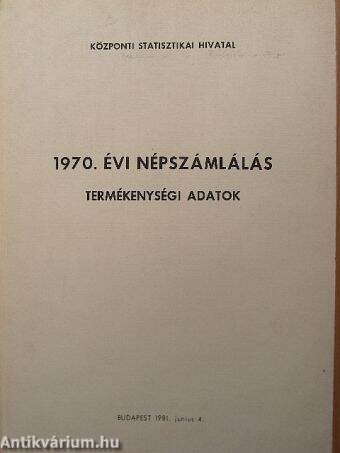 1970. évi népszámlálás