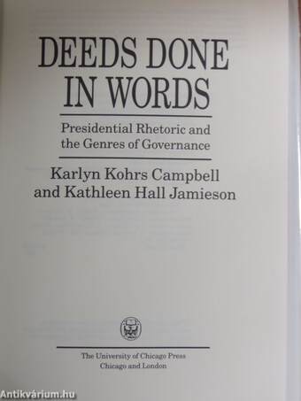 Deeds Done in Words