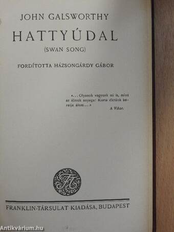 Hattyúdal