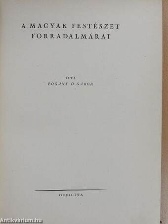 A magyar festészet forradalmárai