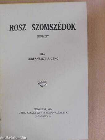 Rosz szomszédok