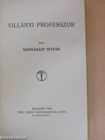 Villányi professzor