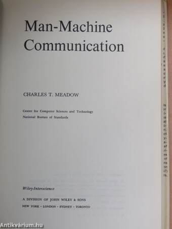 Man-Machine Communication