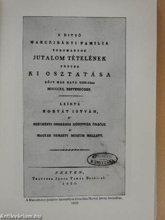 Az Akadémia 1831-1858 között alapított jutalomtételei és előzményei