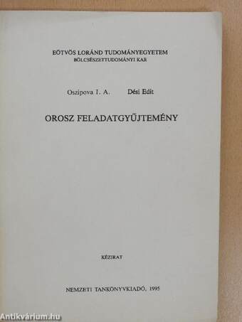 Orosz feladatgyűjtemény