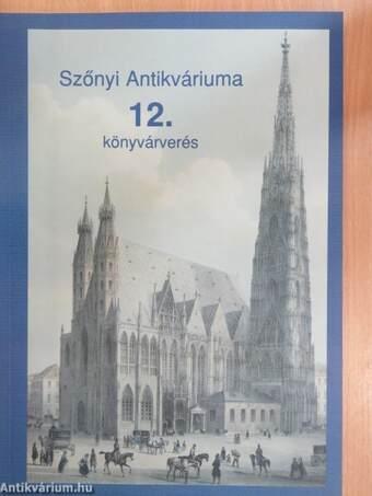 Szőnyi Antikváriuma 12. könyvárverés