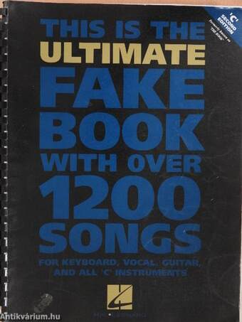 This is the Ultimate Fake Book with over 1200 songs